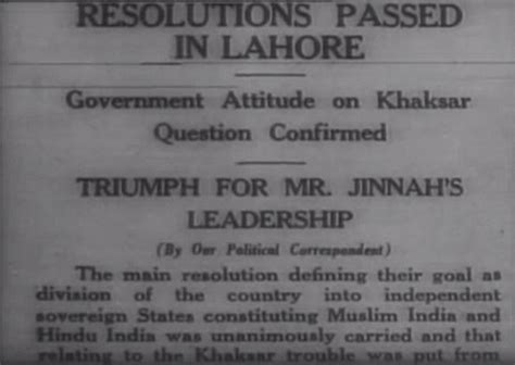 Die Lahore Resolution: Ein Wendepunkt für die Muslime Südasiens